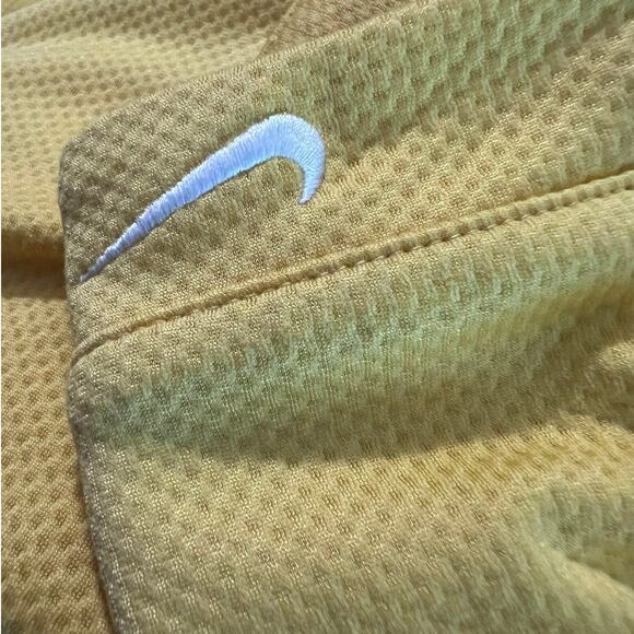 Nike Golf Sphere Dry Men's Long Sleeve Polo in Yellow Size XL - Picture 3 of 8